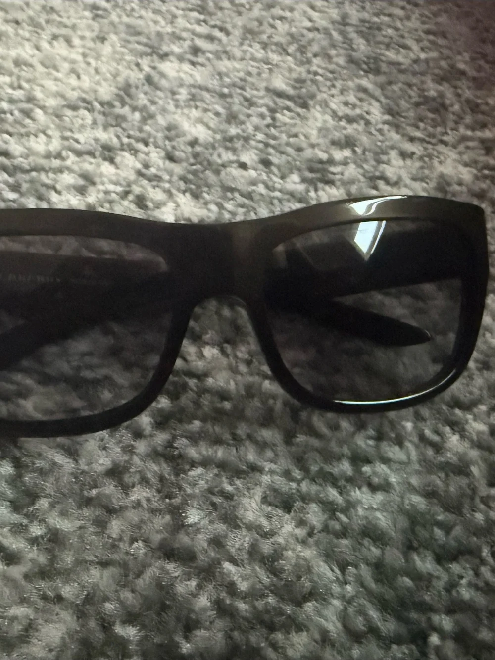 Burberry Black Oversized Square Sunglasses